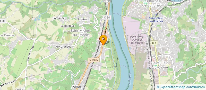 localisation de l'entreprise SNC CHAVASSIEUX FRERES  CHAVANAY