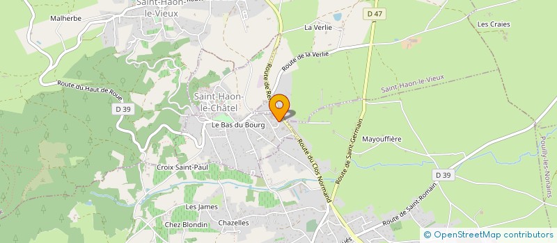 localisation de l'entreprise SNC CHEESE PLASSE  SAINT-HAON-LE-CHATEL