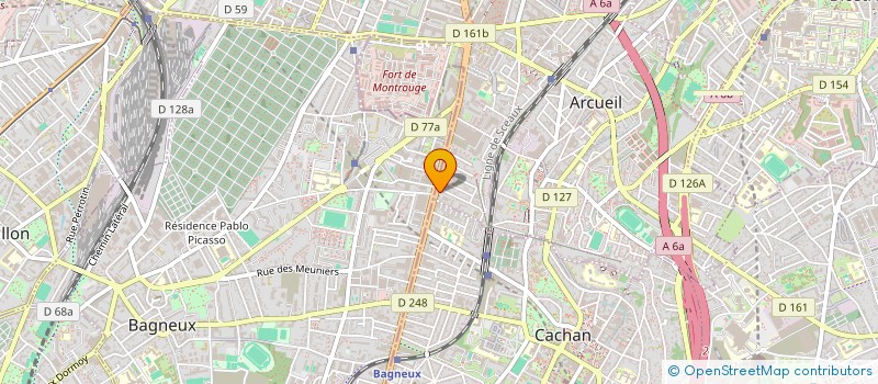 localisation de l'entreprise SNC CHEN NATHALIE  ARCUEIL