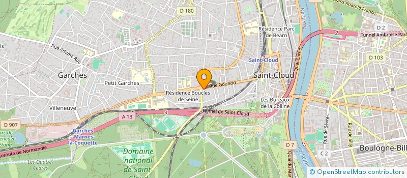 localisation de l'entreprise ' SNC CHIANGI ' à SAINT-CLOUD