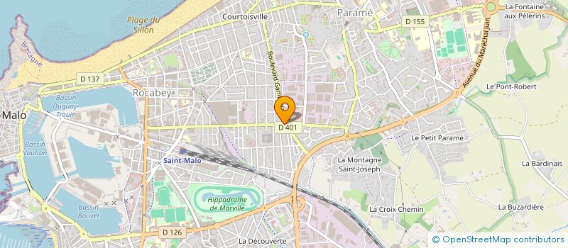 localisation de l'entreprise SNC CHOU  SAINT-MALO