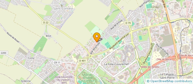 localisation de l'entreprise SNC CILAOS 130  SAINT-CONTEST