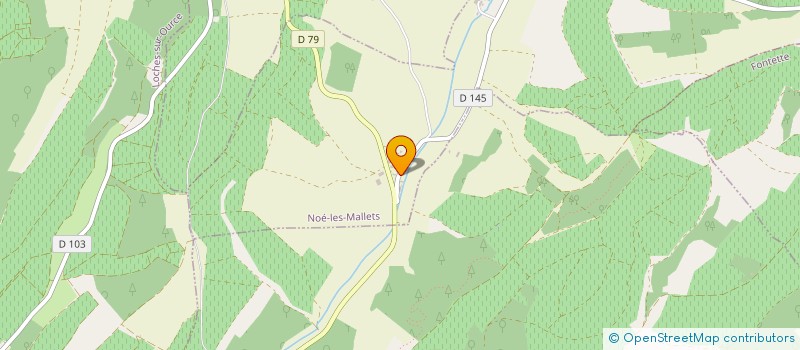 localisation de l'entreprise SNC CLAIR FRERES à NOE-LES-MALLETS