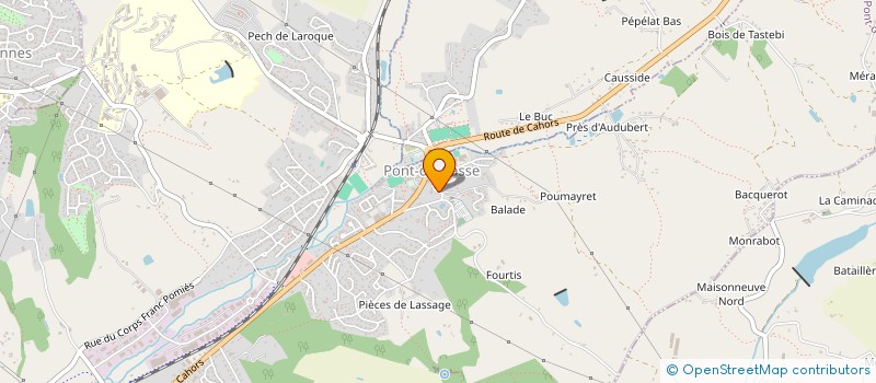 localisation de l'entreprise SNC CLARI  PONT-DU-CASSE