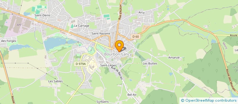 localisation de l'entreprise SNC CLAUDE LASSOT  BOURBON-LANCY