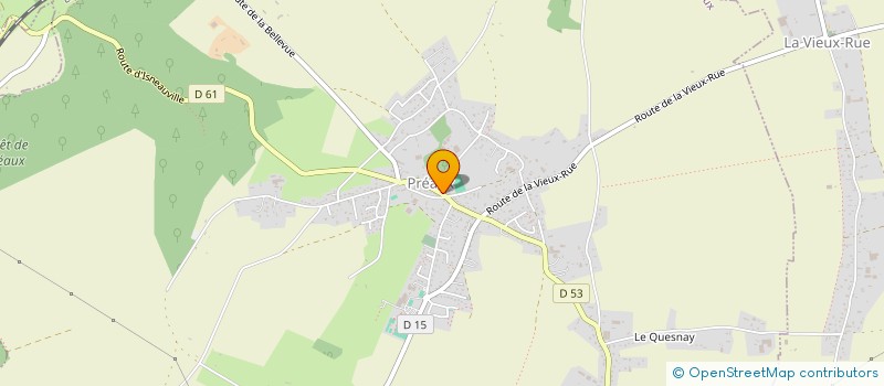 localisation de l'entreprise SNC CLENA à PREAUX