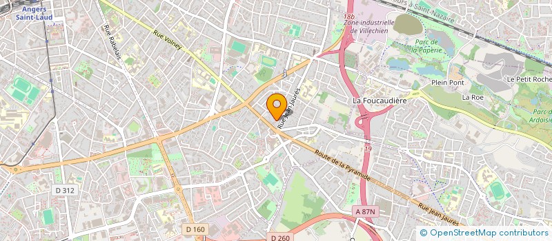 localisation de l'entreprise SNC CLSP à ANGERS