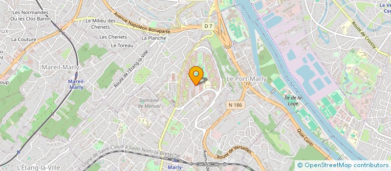 localisation de l'entreprise SNC CM  MARLY-LE-ROI