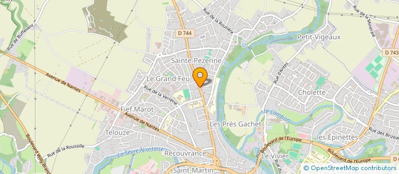 localisation de l'entreprise SNC CNN  NIORT