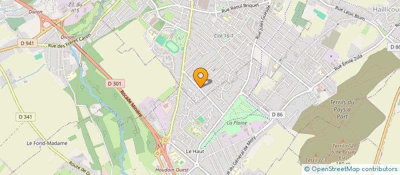 localisation de l'entreprise SNC COCCI  BRUAY-LA-BUISSIERE