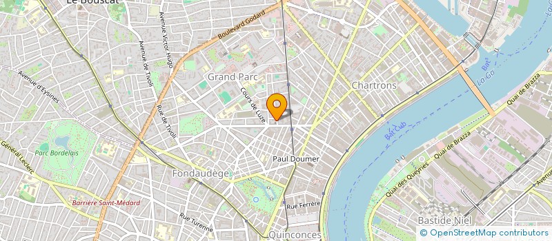 localisation de l'entreprise SNC COLIS RAPID à BORDEAUX