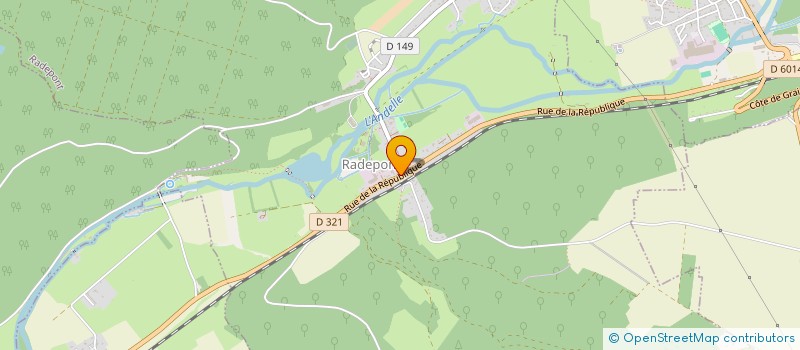 localisation de l'entreprise SNC COMME CHEZ MAMAN  RADEPONT