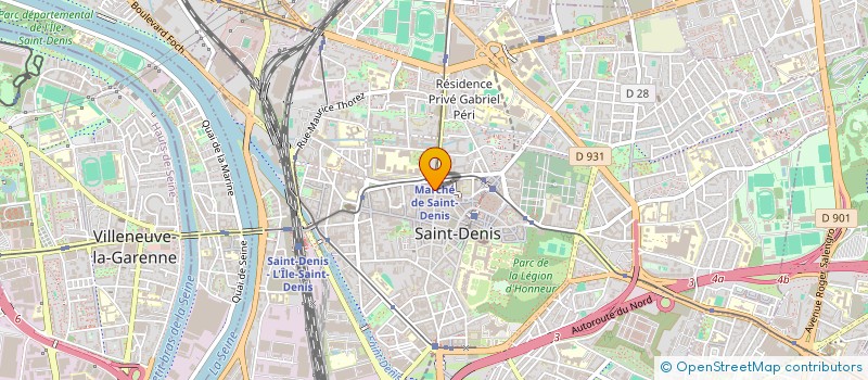 localisation de l'entreprise SNC COMPAS à SAINT-DENIS