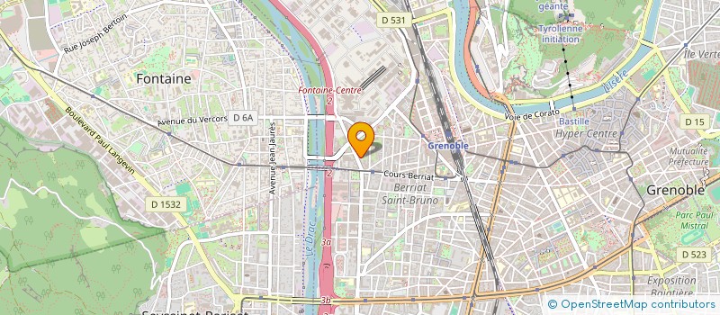 localisation de l'entreprise SNC CONCORDE  GRENOBLE