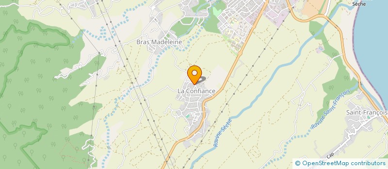 localisation de l'entreprise SNC CONFIANCE INVEST  SAINT-BENOIT