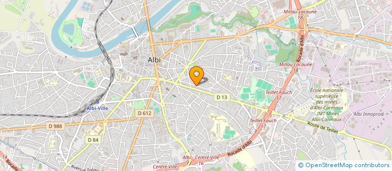 localisation de l'entreprise SNC CORBIERE ET COMPAGNIE à ALBI