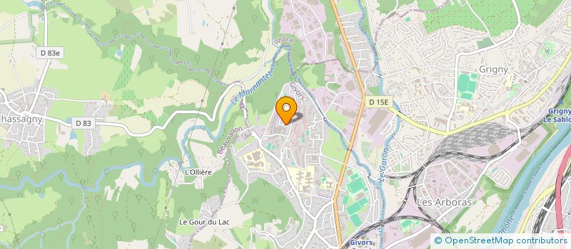 localisation de l'entreprise SNC CORNILLON à GIVORS