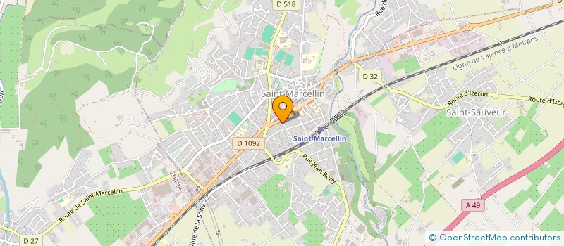 localisation de l'entreprise SNC COTTE GAUDIN JOEL ET DOMINIQUE  SAINT-MARCELLIN