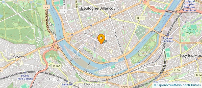 localisation de l'entreprise SNC COTTIN à BOULOGNE-BILLANCOURT
