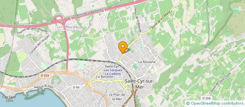 localisation de l'entreprise SNC COULLET ET LUQUET à SAINT-CYR-SUR-MER