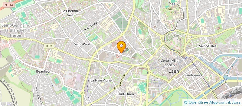 localisation de l'entreprise SNC COUTE-LARIGNON à CAEN