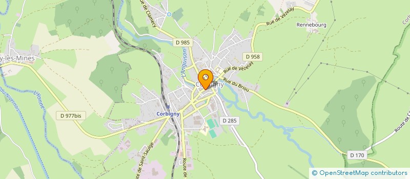 localisation de l'entreprise SNC CPDS à CORBIGNY