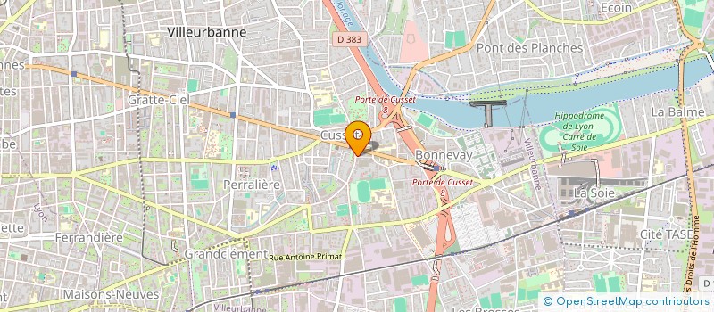 localisation de l'entreprise SNC CRICLI  VILLEURBANNE