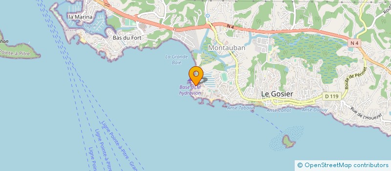 localisation de l'entreprise SNC CRIOLOS à LE GOSIER
