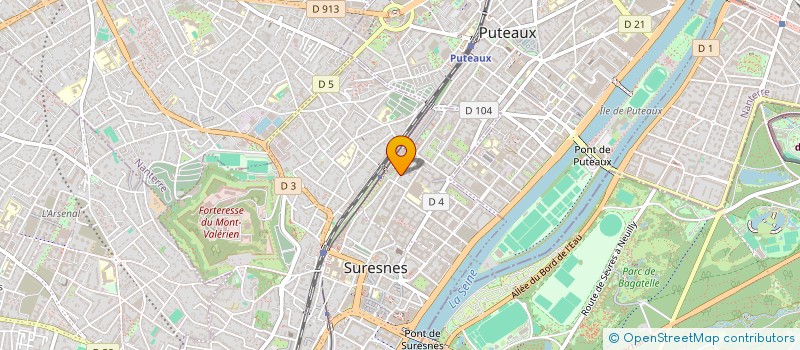 localisation de l'entreprise SNC CRISTAL 1800 à SURESNES