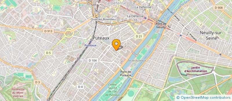 localisation de l'entreprise SNC CROSET ET CIE  PUTEAUX