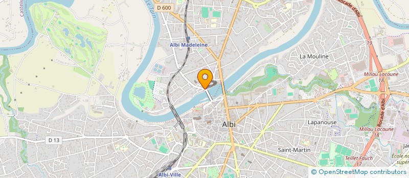 localisation de l'entreprise SNC D.A.V. à ALBI