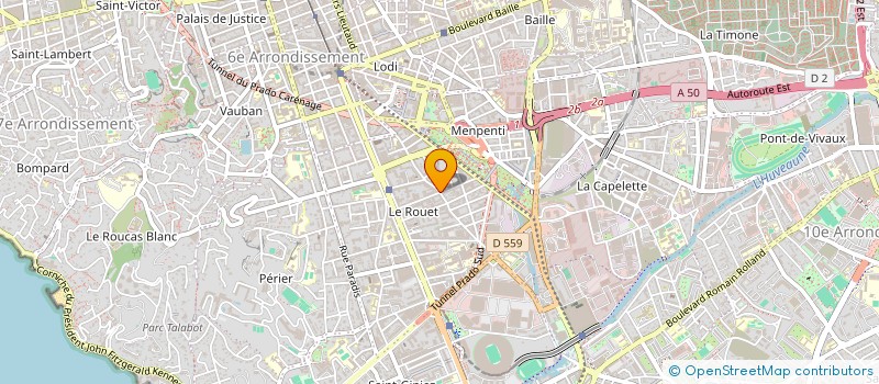 localisation de l'entreprise SNC D&G à MARSEILLE