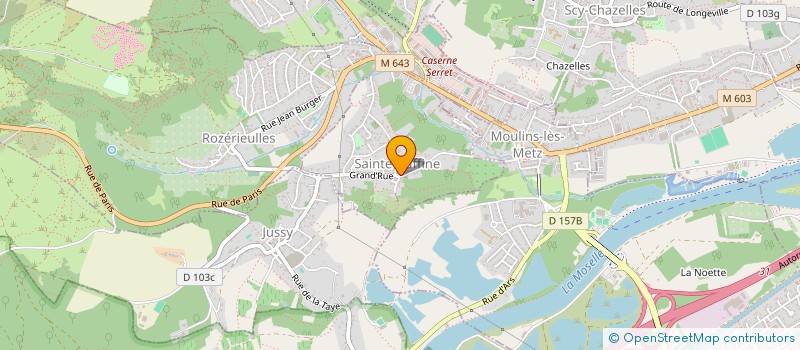 localisation de l'entreprise SNC D'HAUSSONVILLE  SAINTE-RUFFINE