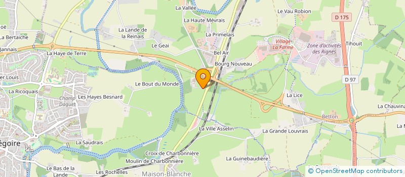 localisation de l'entreprise SNC D'HELBY  BETTON