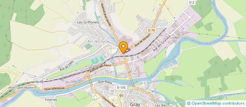 localisation de l'entreprise SNC DA COSTA  ARC-LES-GRAY