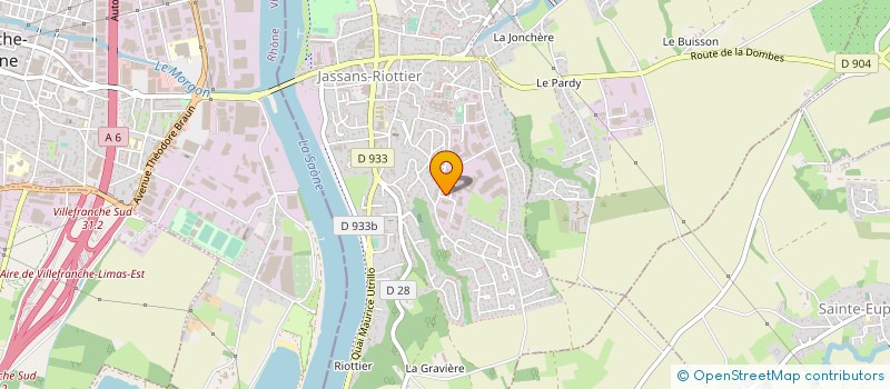 localisation de l'entreprise SNC DA SILVA ET CIE à JASSANS-RIOTTIER