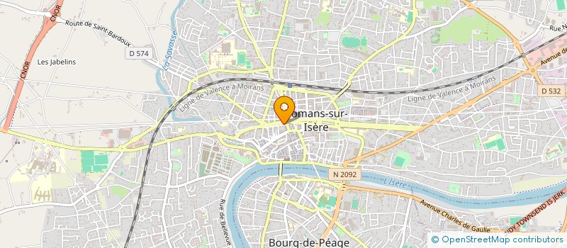 localisation de l'entreprise SNC DAIRI à ROMANS-SUR-ISERE