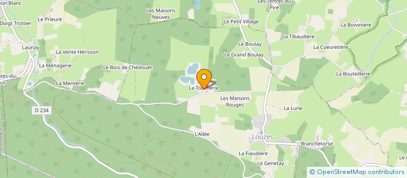 localisation de l'entreprise SNC DAMPIERRE MARIE HELENE BEINEIX  LOUZES