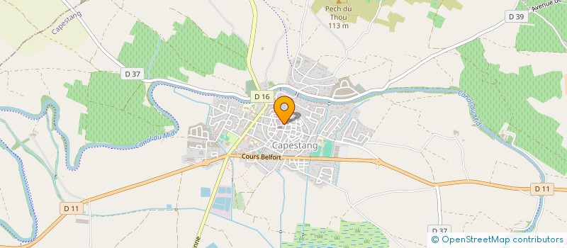 localisation de l'entreprise SNC DAN ET ZET à CAPESTANG