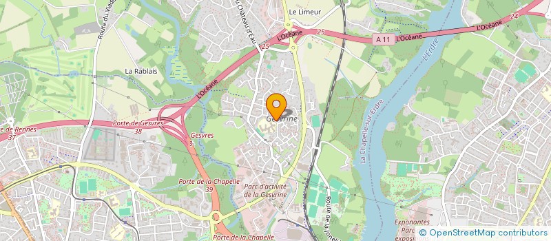 localisation de l'entreprise SNC DARTRA TEZIERE à LA CHAPELLE-SUR-ERDRE