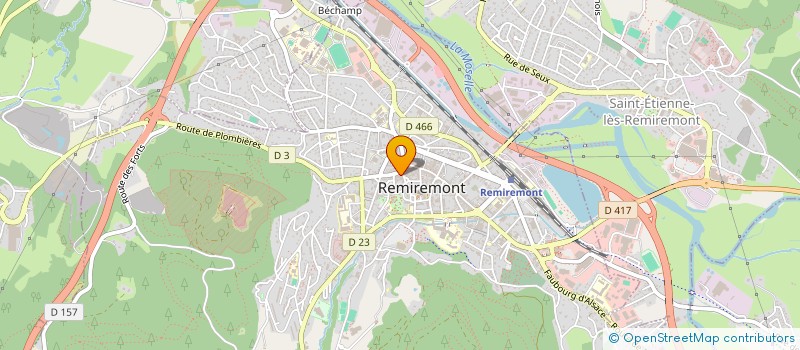 localisation de l'entreprise SNC DAUBIE ET FILS à REMIREMONT
