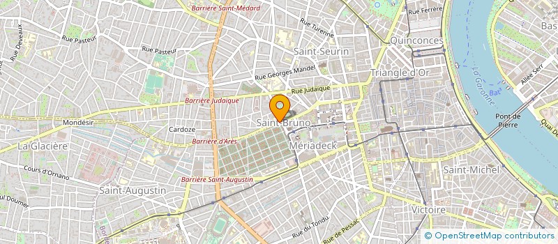 localisation de l'entreprise SNC DB PRESSE à BORDEAUX