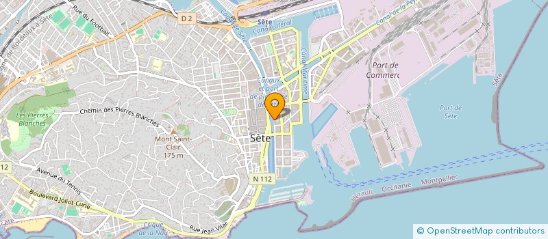 localisation de l'entreprise SNC DB7  SETE