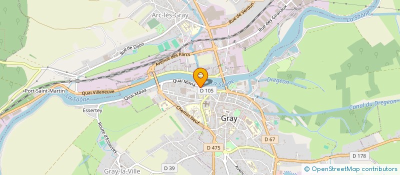 localisation de l'entreprise SNC DC FEVRE à GRAY