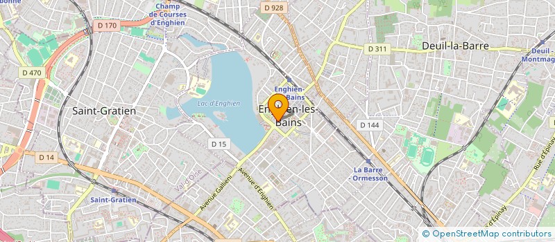 localisation de l'entreprise SNC DD CORP  ENGHIEN-LES-BAINS