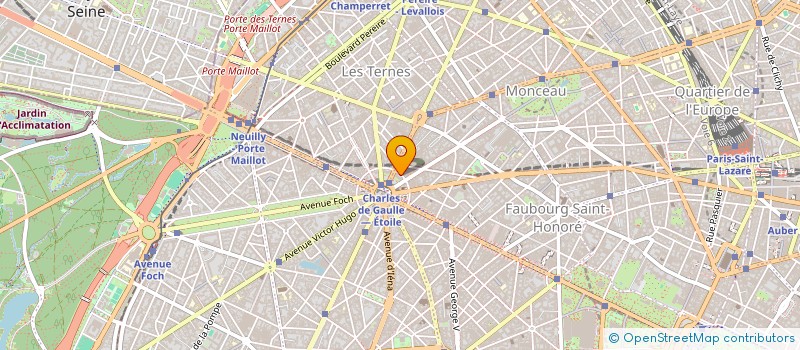 localisation de l'entreprise SNC DE DENORMANDIE  PARIS