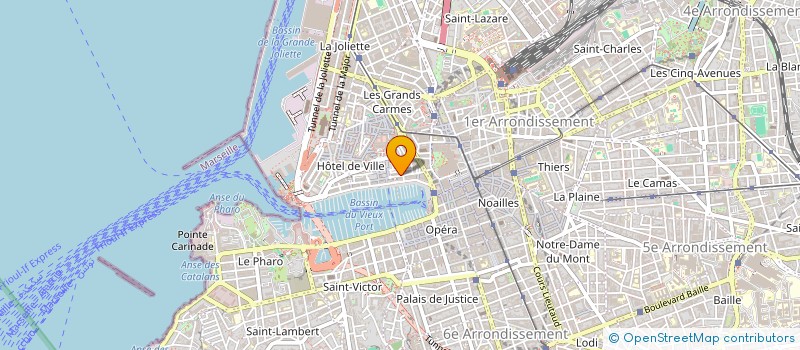localisation de l'entreprise SNC DE L'ANGE à MARSEILLE