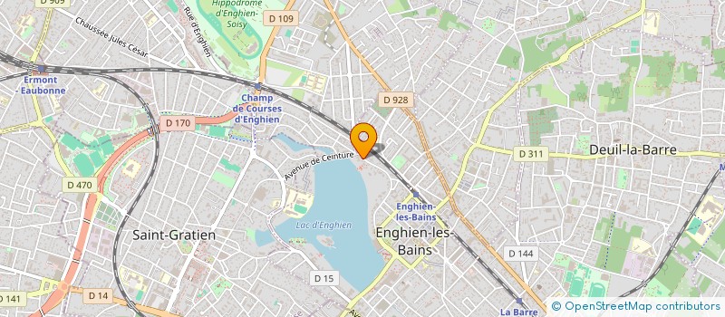 localisation de l'entreprise SNC DE LA NOUE à ENGHIEN-LES-BAINS