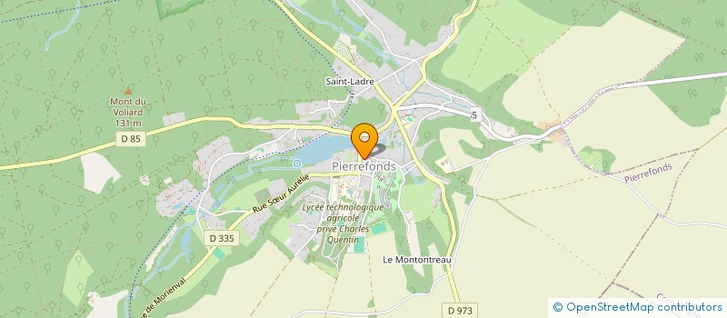 localisation de l'entreprise SNC DE LA PLACE  PIERREFONDS