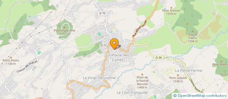 localisation de l'entreprise SNC DE LA PLAINE à LE TAMPON